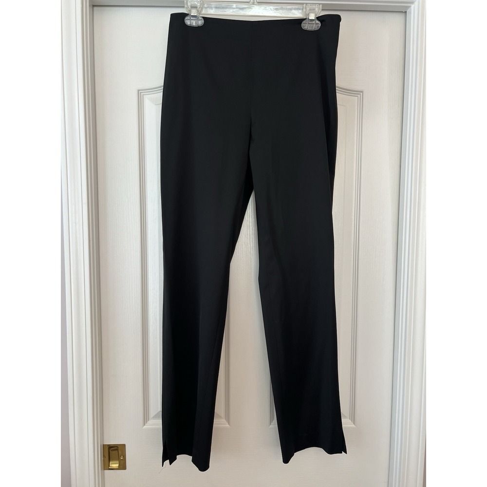 Ann Taylor‎ Loft Vintage Pants Womens 8 Zip Black Trousers Evening Office Wear